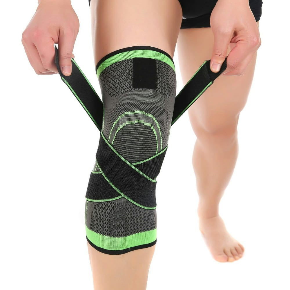 Knee Support Band For Pressure Weaving With 3D Weave Protection Against Injury Pressure Adjustable Knee Support For Men And Women (1 Pc)